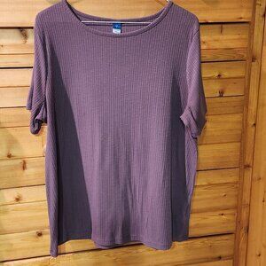 Large Short Sleeve Shirt - Purple